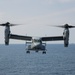 MV-22B Ospreys conduct flight operations on the USS Wasp