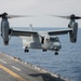 MV-22B Ospreys conduct flight operations on the USS Wasp