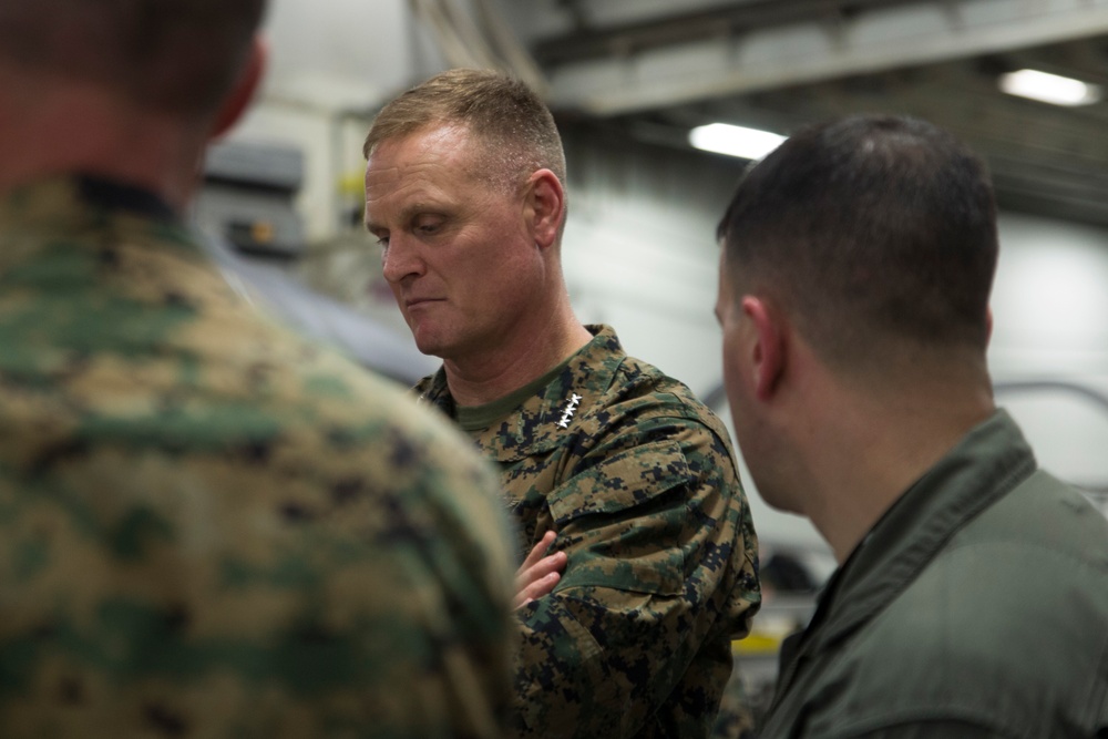 Deputy Commandant for Aviation visits USS Wasp