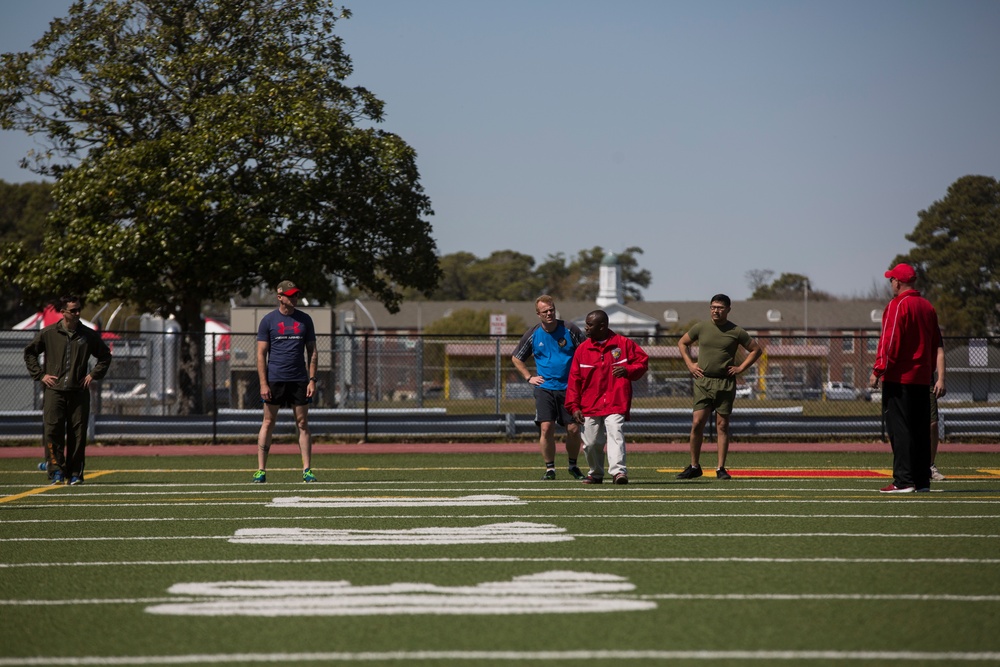 2018 Marine Corps Trials Track and Field Practice
