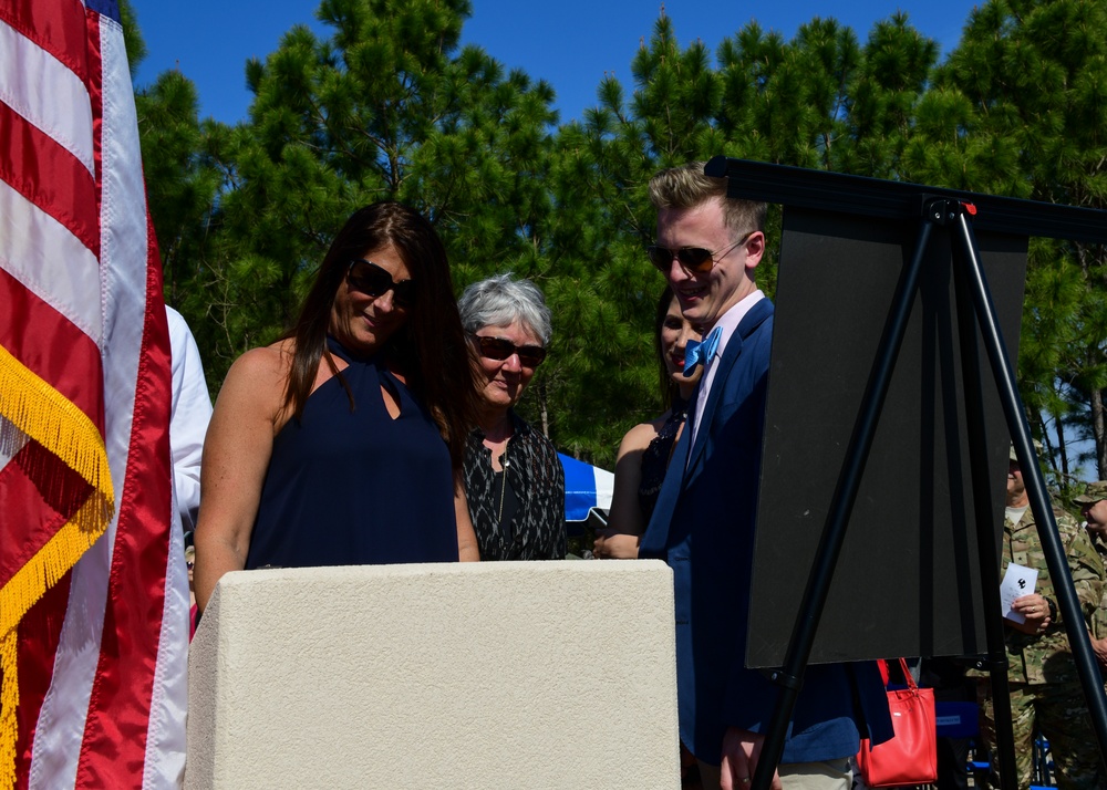 Voas-Lackey traffic circle memorial dedication