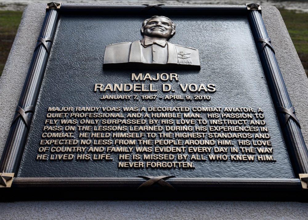 Voas-Lackey traffic circle memorial dedication