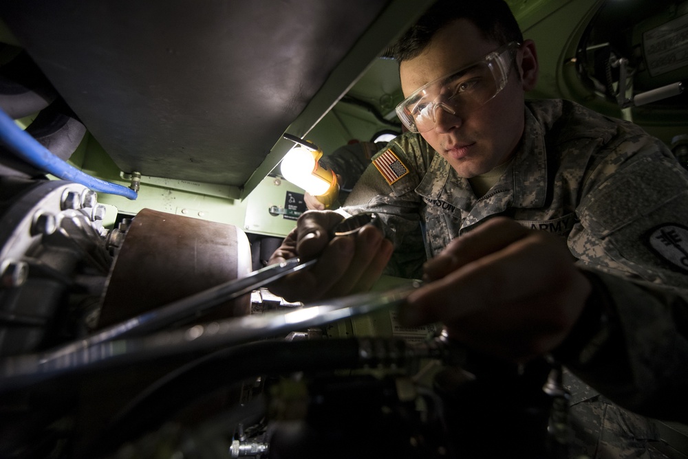 Armored Security Vehicle maintenance keeps Military Police combat ready