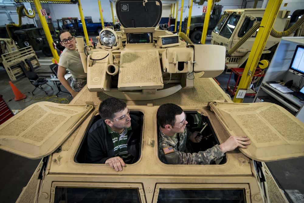 Armored Security Vehicle maintenance keeps Military Police combat ready