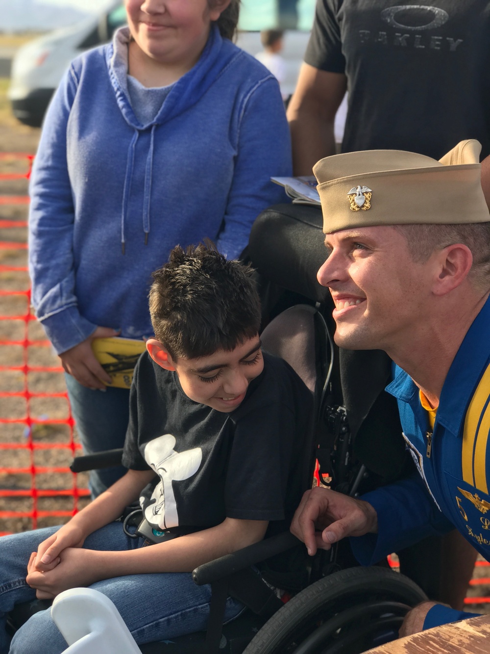 Make-A-Wish kids meet U.S. Navy Blue Angels
