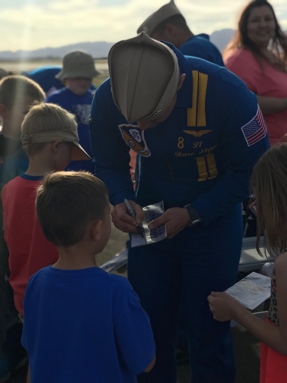 Make-A-Wish kids meet U.S. Navy Blue Angels