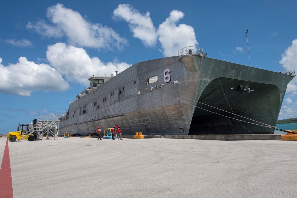 USNS Brunswick arrives in Guam to support Pacific Partnership 2018