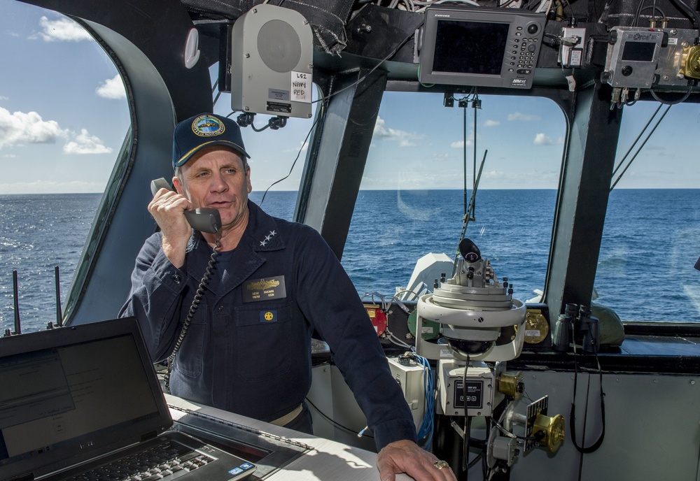 Commander Naval Surface Force U.S. Pacific Fleet visits USS Coronado
