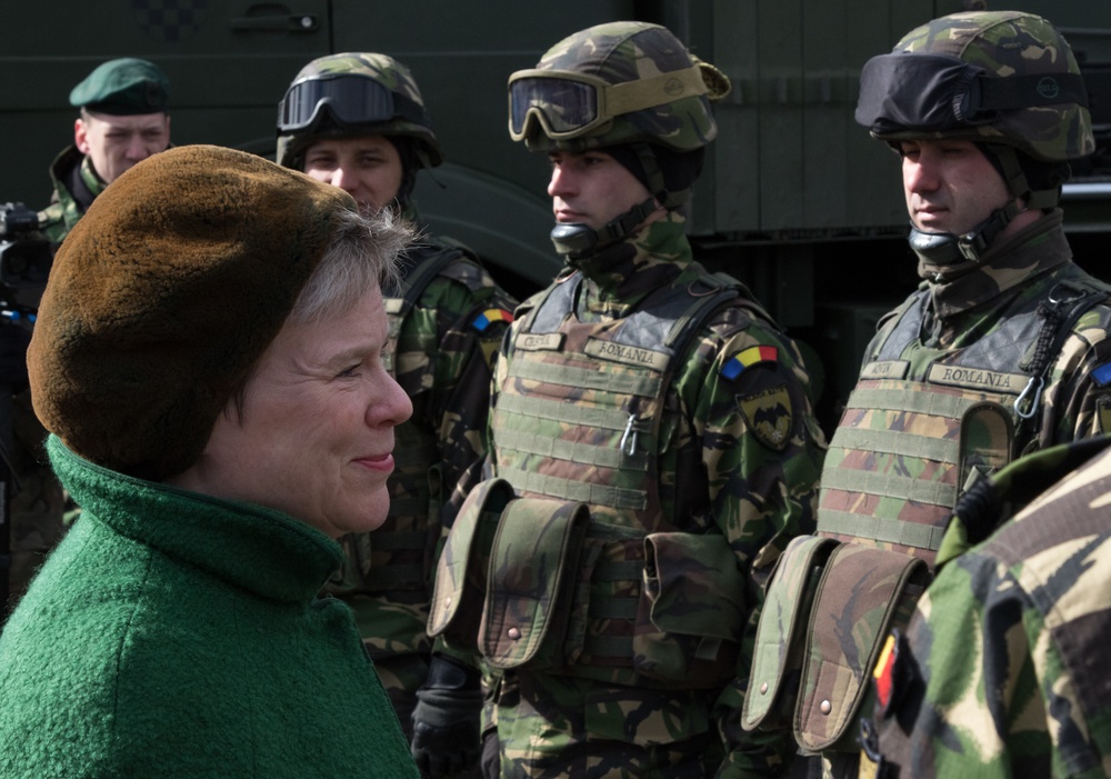 NATO Deputy Secretary General visits Battle Group Poland