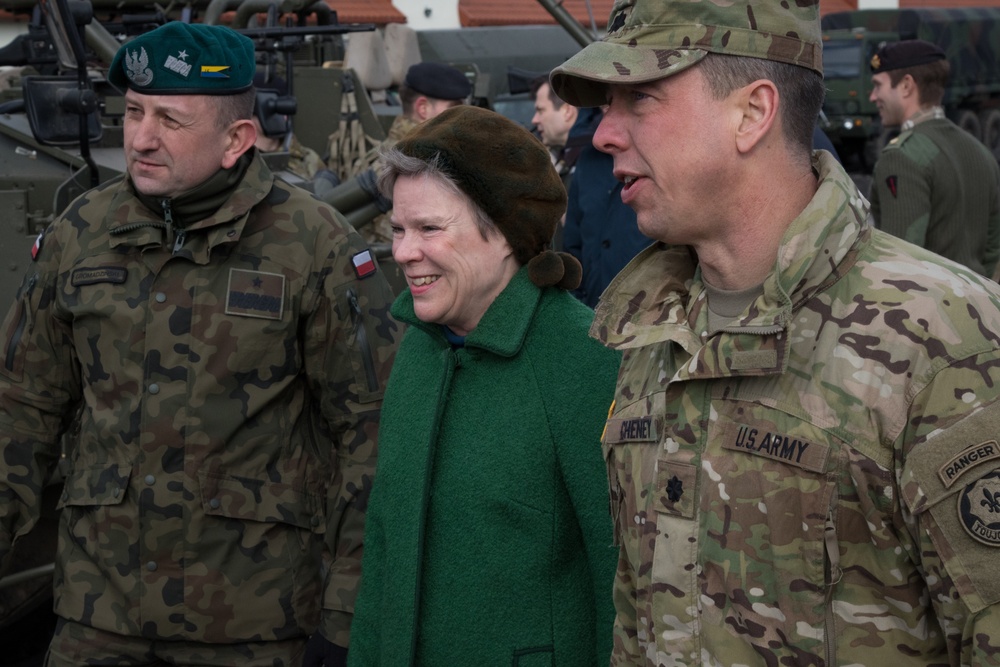NATO Deputy Secretary General visits Battle Group Poland