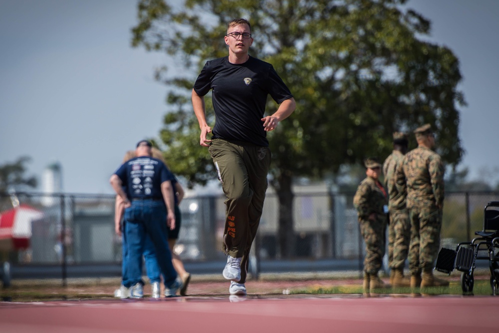 2018 Marine Corps Trials Track and Field Practice