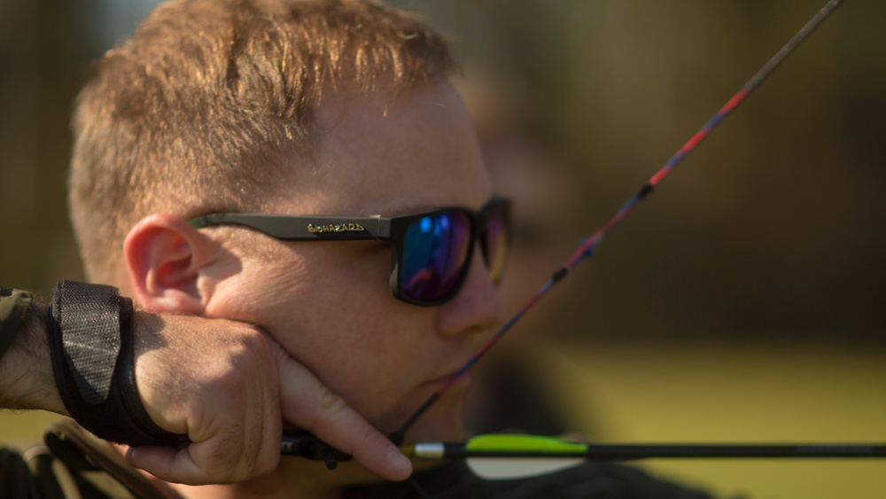 2018 Marine Corps Trials Archery Practice