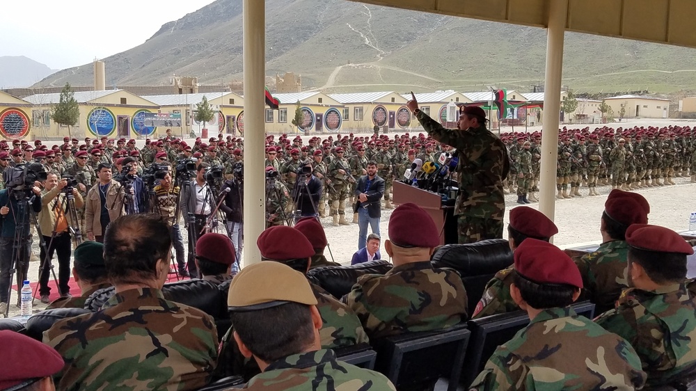 Afghan SOF graduate 828 Commandos, on pace to add 4,000 by April