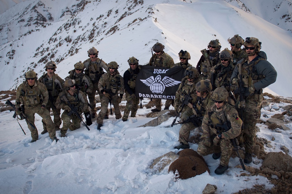 83rd ERQS Pararescuemen conduct training in the mountains of Afghanistan