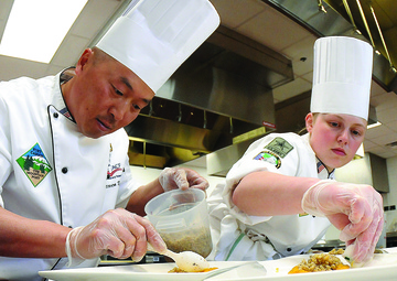 Competitors fight for top chef title