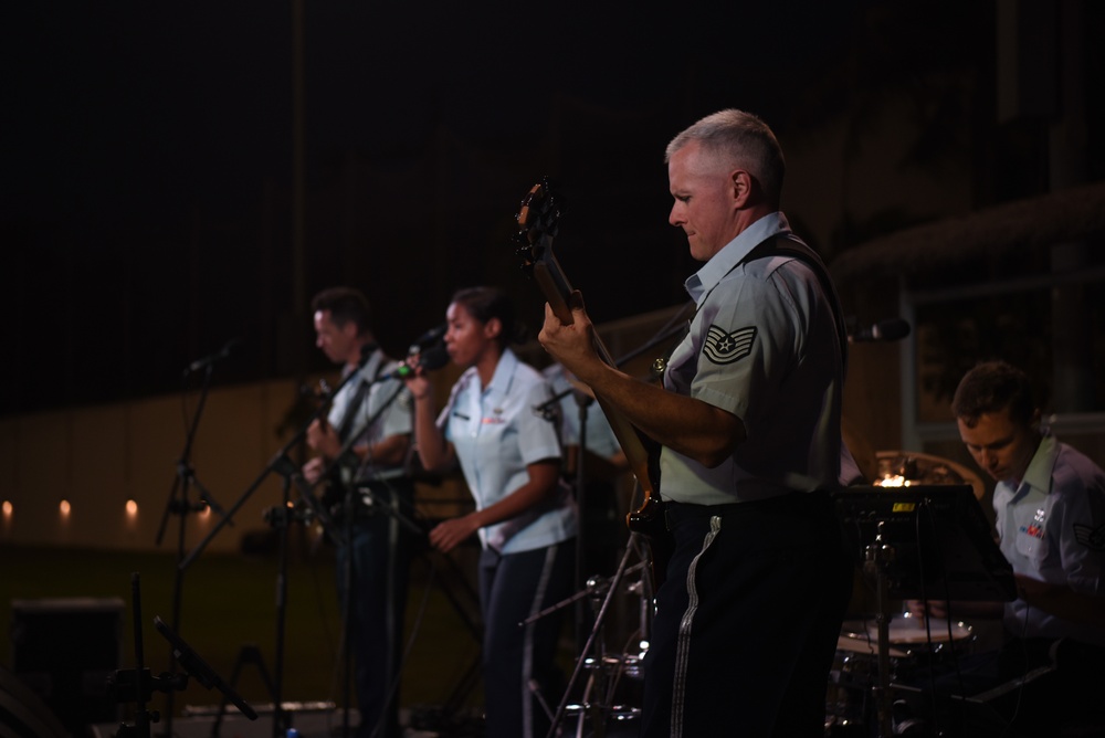 USAFE Band plays at US Embassy Senegal event