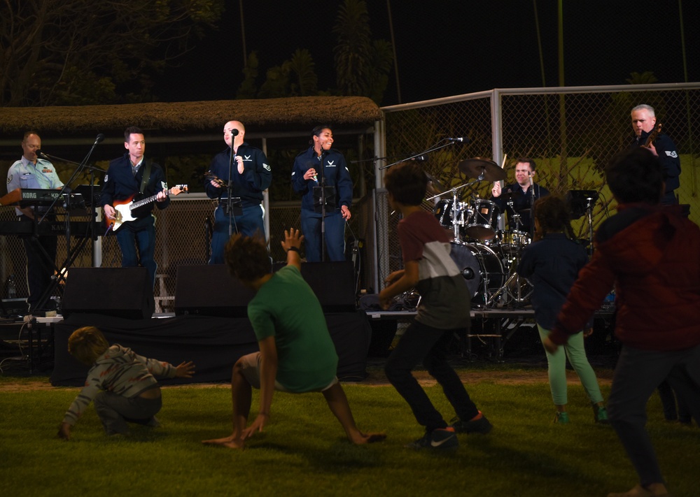 USAFE Band plays at US Embassy Senegal event