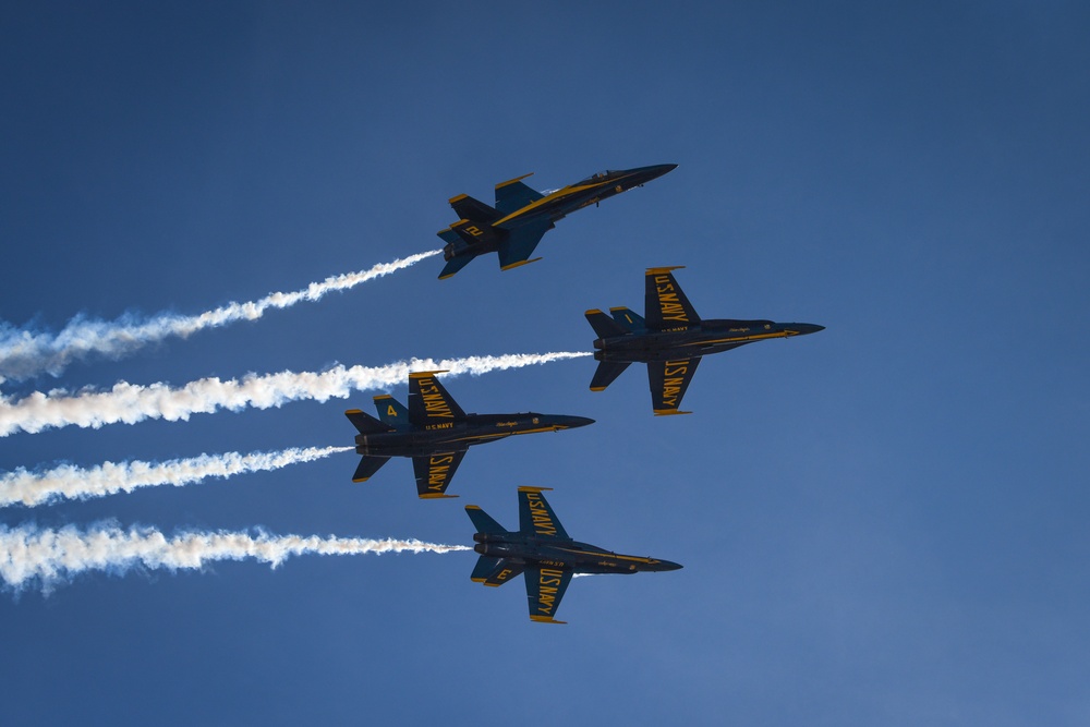 U.S. Navy Blue Angels perform Luke Days 2018