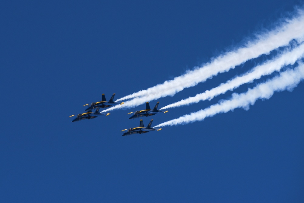 U.S. Navy Blue Angels perform Luke Days 2018