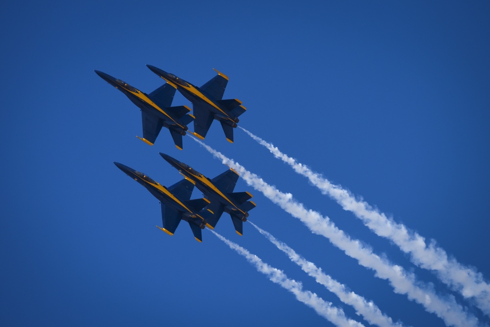 U.S. Navy Blue Angels perform Luke Days 2018