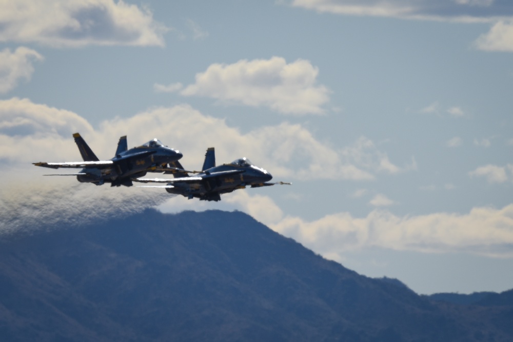 U.S. Navy Blue Angels perform Luke Days 2018