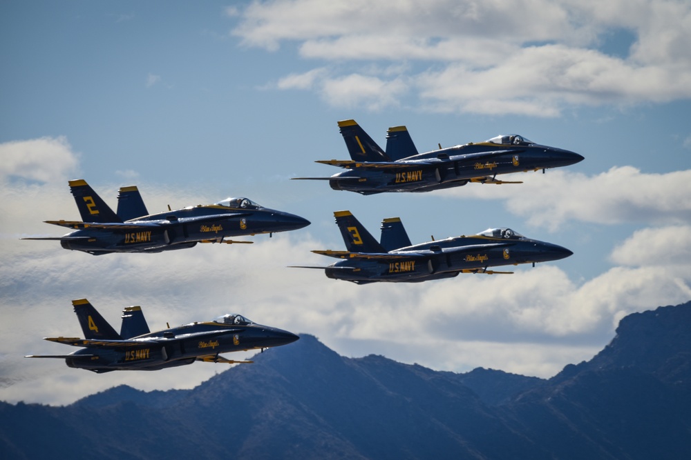 U.S. Navy Blue Angels perform Luke Days 2018