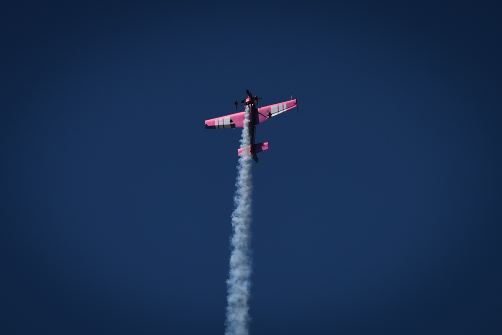 Bill Stein pilots Edge 540 demonstration at Luke Days 2018