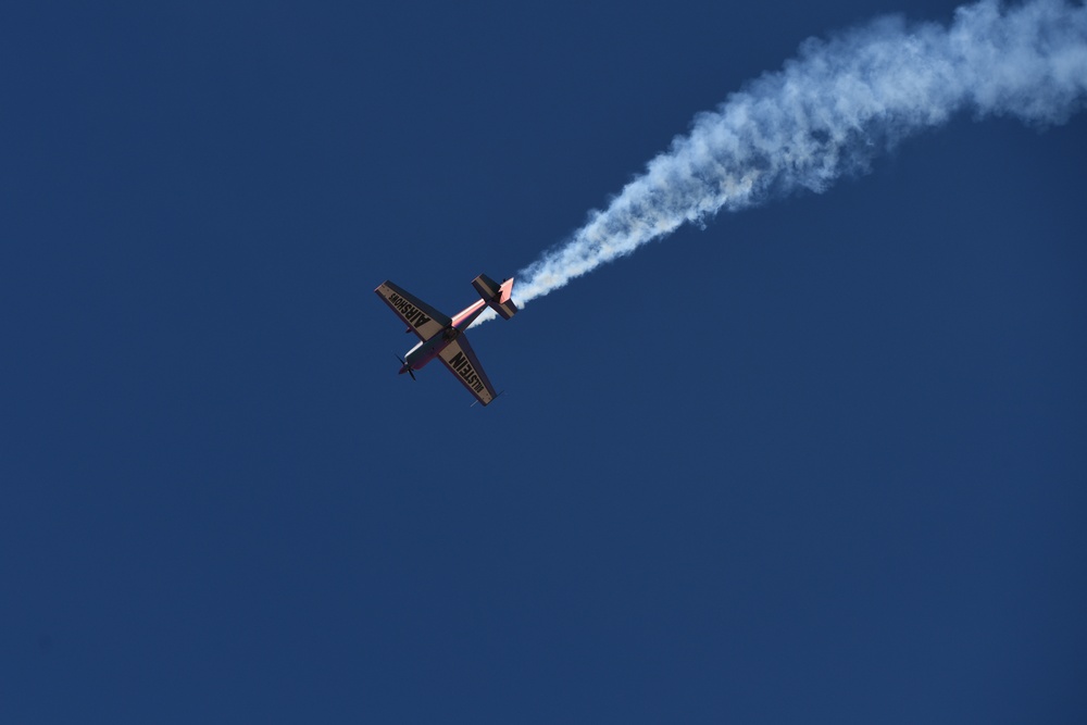 Bill Stein pilots Edge 540 demonstration at Luke Days 2018