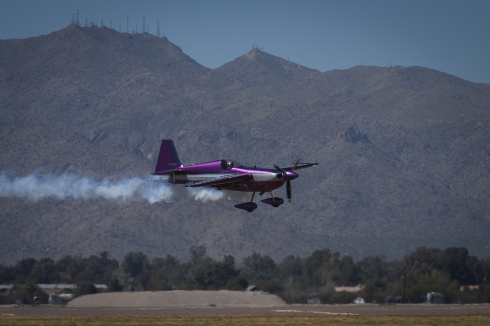 Bill Stein pilots Edge 540 demonstration at Luke Days 2018