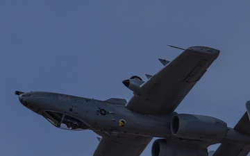 A-10 Thunderbolt flies over during Luke Days 2018
