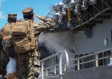 31st MEU embarks, begins deployment with Wasp ARG