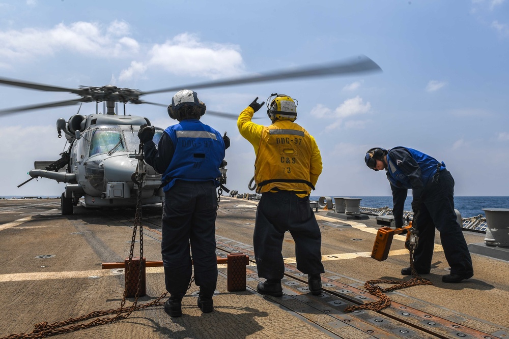 USS Halsey deployment