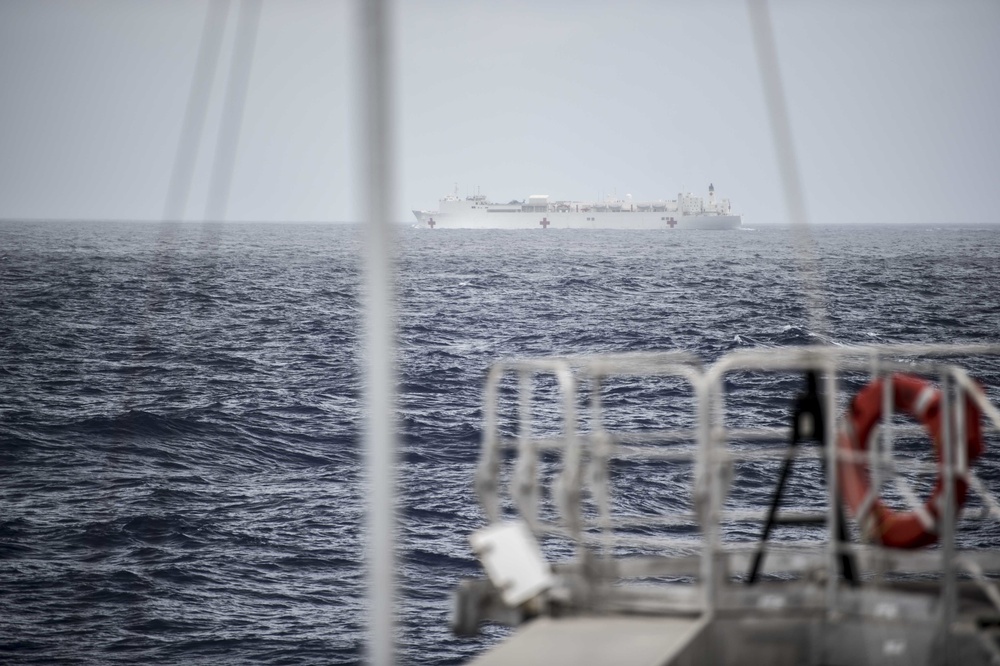 USNS Brunswick Passes Mercy