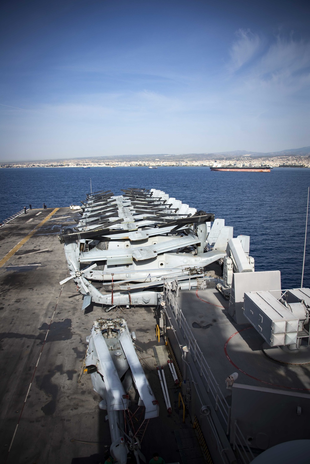 USS Iwo Jima (LHD 7) pulls into Limassol, Cyprus