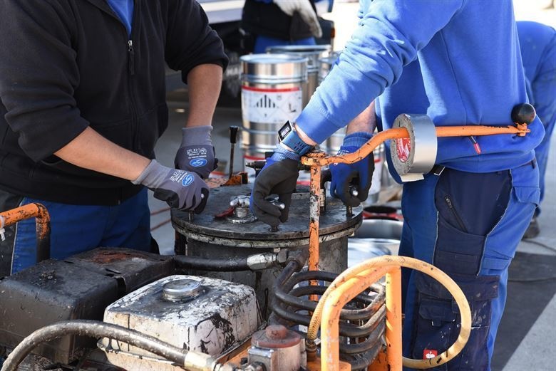 Airfield drainage keeps flightline above water