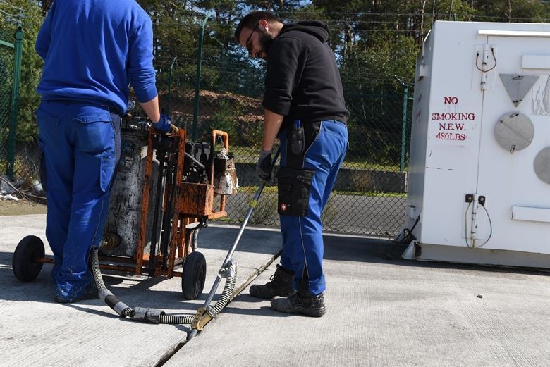 Airfield drainage keeps flightline above water
