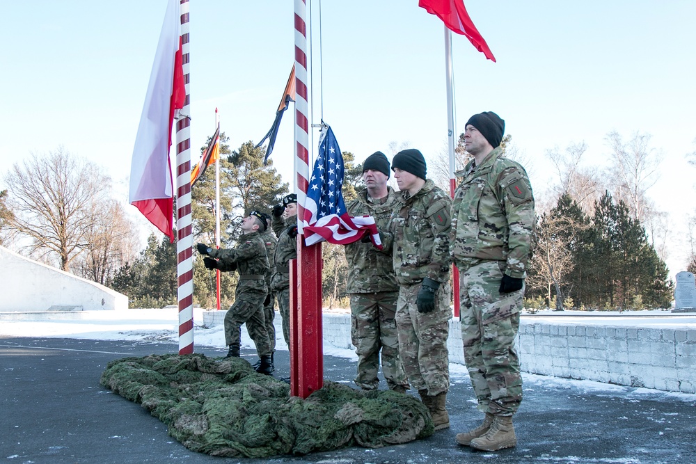 2-70th AR welcomed in Swietoszow, Poland