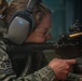 Taking aim during weapons training