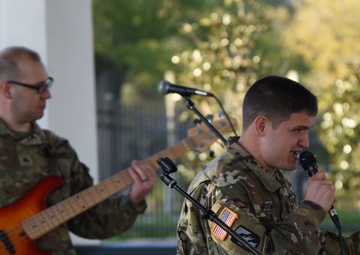 Army band tunes up the coast