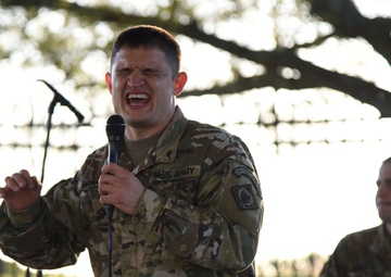 Army band tunes up the coast
