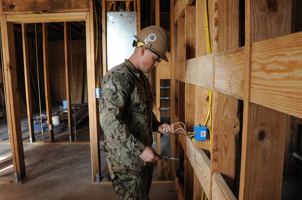 Seabees Strengthen Community Relations with Remodel