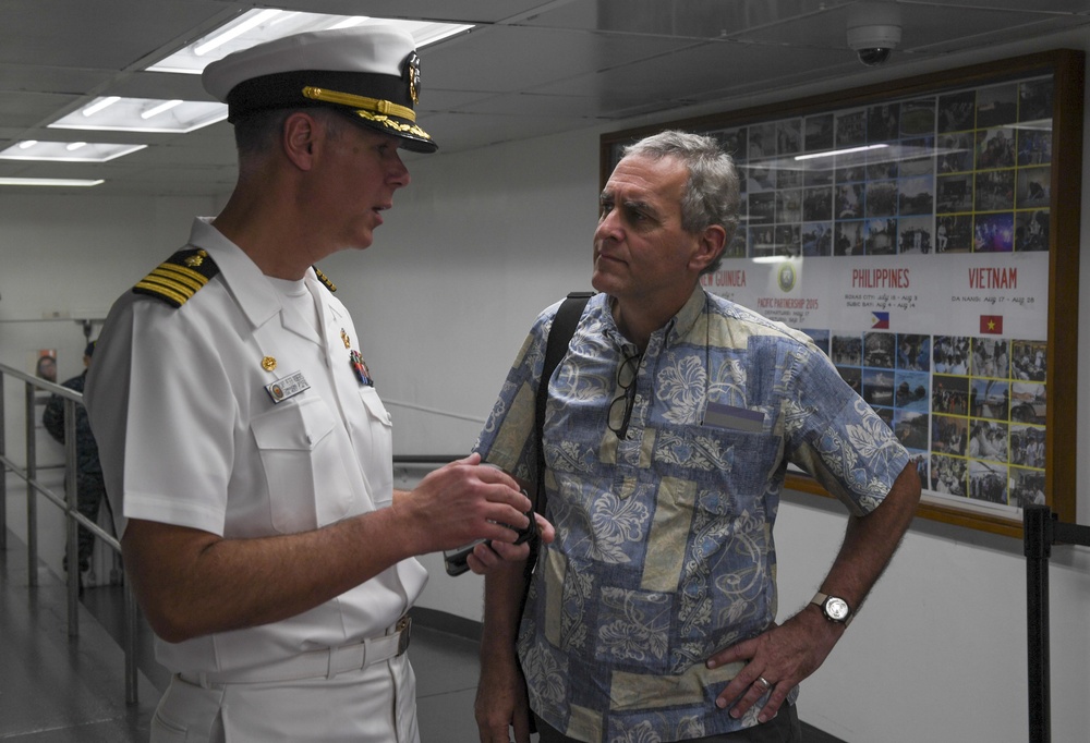 FSM Ambassador embarks USNS Mercy in Guam