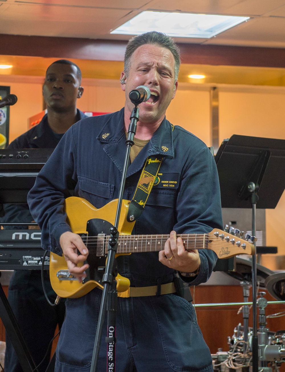 U.S. Pacific Fleet Band performs concert aboard USNS Mercy