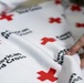 American Red Cross table cloth
