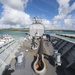 USS Antietam departs Guam