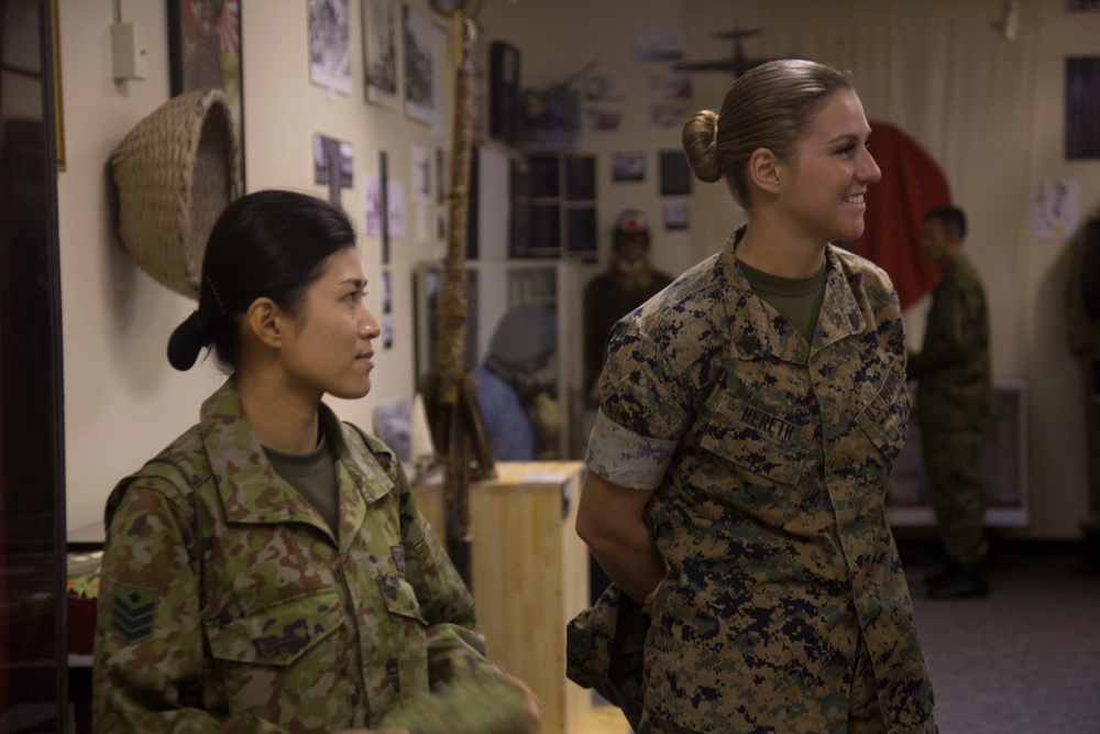 In memoriam | Japan Ground Self Defense Force visits U.S. Marine Corps Battle of Okinawa Museum