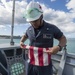 USS Antietam departs Guam