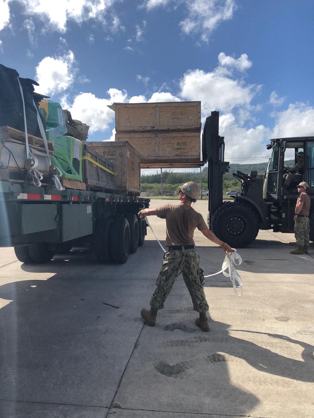 Naval Mobile Construction Battalion (NMCB) 11 Detachment Guam March 16th 2018