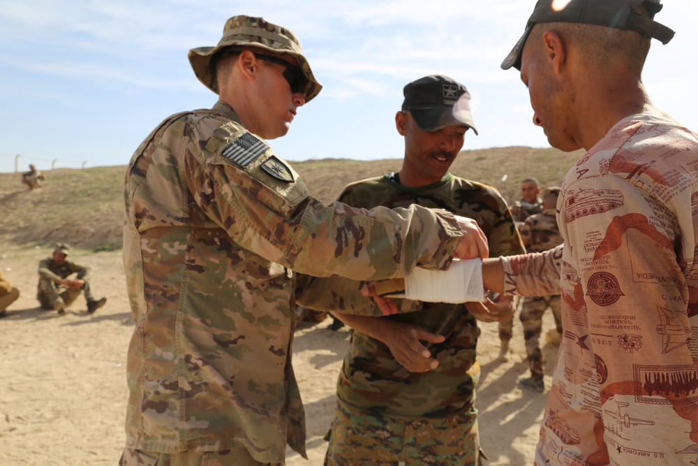 Iraqi Security Forces conduct life saving skills training