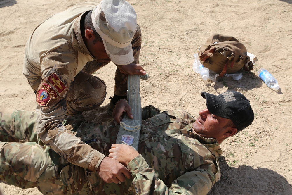 Iraqi Security Forces conduct life saving skills training